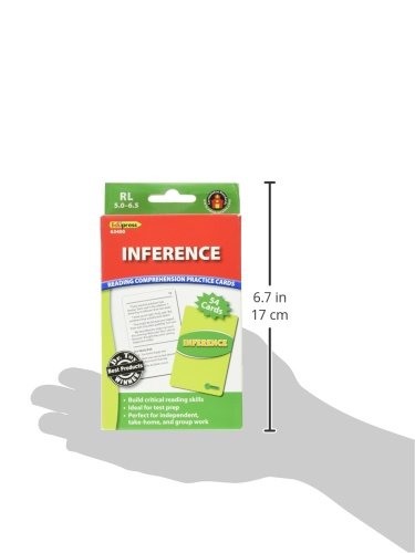 Edupress Reading Comprehension Practice Cards, Inference, Green Level (EP63400)
