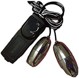 Funny Quiet Toy ,Portable Waterproof Mute Double Jumping Egg Vibrantor for Women