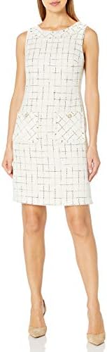 karl lagerfeld black tweed dress