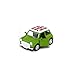 Toy Diecast Car Play Vehicles, Pull Back Action with Lights and Sounds 1:38 - iPlay, iLearn (Green)
