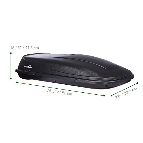 SportRack SR7016 Horizon Cargo Box, 16Cubic Feet, Black Pricepulse
