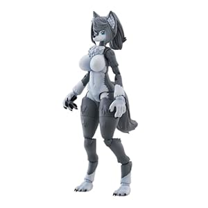 青島文化教材社(AOSHIMA) No.KP-03R けもプラ ハイイロオオカミ nonスケール PS&ABS&PVC製 プラモデル