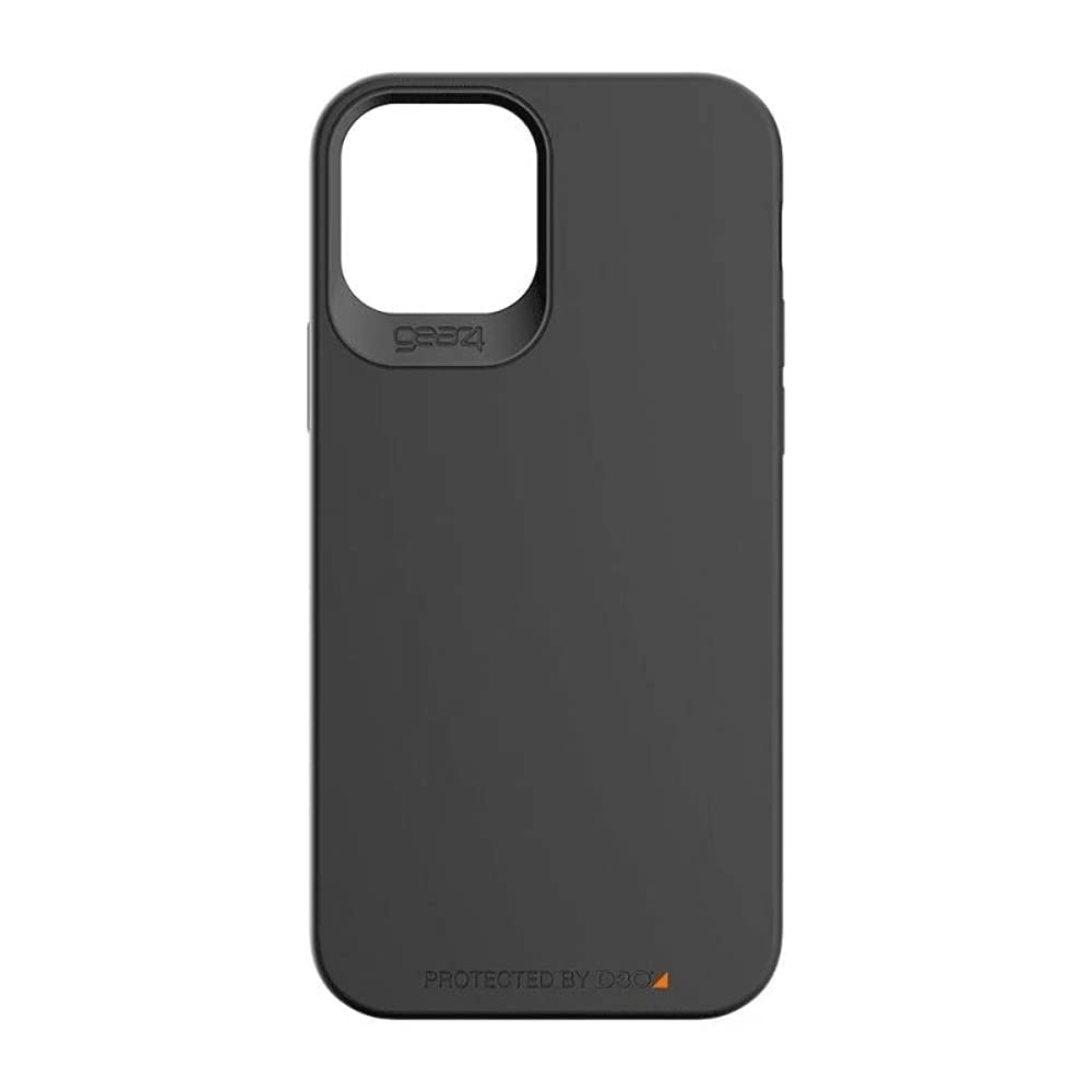 Gear4 Holborn Slim - Compatible with iPhone 12 Mini - Advanced Impact Protection, Integrated D3O Technology, Enhanced Back Protection Phone Cover – Black