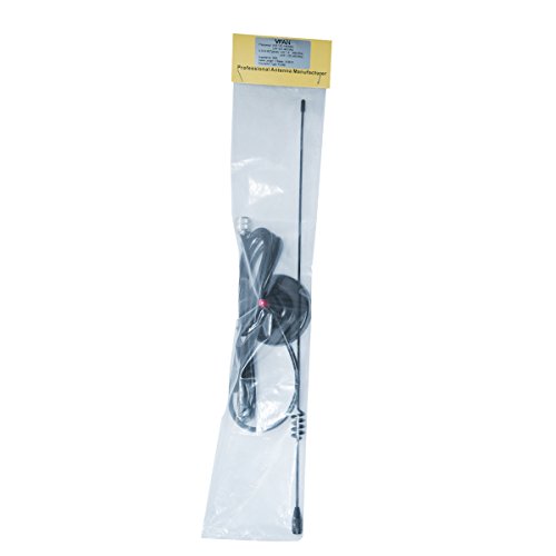 Dual-band Magnetic Mobile Ham Radio Antenna 137-149 and 437-480 MHz RG58 Cable SMA Connector - Thumbnail 3