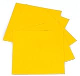 Expressions Vinyl - Yellow - 12in. x 12in. 5-pack Siser EasyWeed T-Shirt/Iron-on Heat Transfer Vinyl Sheets