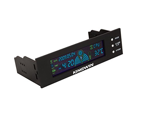Kingwin performance lcd fan controller for 5.25 inch ba…