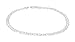 Sterling Silver 4.5mm - 8mm Mariner Link Chain Necklaces and Bracelets, 7.5