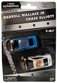 NASCAR Authentics Darrell Wallace Jr and Chase Elliott Two-Pack 1:87 2019 Wave 3 Diecast