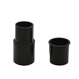 EZ SPARES 2Pcs 35mmto32mm & 32mmto35mm Vacuum Hose Universal Adapter Kit Compatible with Common models Vacuum Cleaner Plastic Vacuum Cleaner Adaptor Attachment Convertor