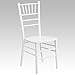 Flash Furniture 2 Pack HERCULES Series White Wood Chiavari Chair
