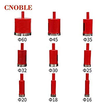 Generic 14mm : 10-25mm Marble Cutters Granite Stone Tiles Glass Floor Tile Drills Sintered Diamond Drilling