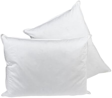 Amazon Com Serta Quilted Feather Pillows Set Of Two Home Kitchen