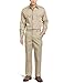 Carhartt Men's Twill Long Sleeve Work Shirt Button Front,Khaki,Large
