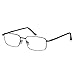 EyeBuyExpress Rectangle Gun Reading Glasses Magnification Strength 0.25