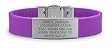 Road ID Bracelet - the Wrist ID Slim 2 - Identification Bracelet, ID Wristband, Child ID, and Sport ID - Fits Adults & Kids