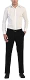 Studio 10 by Gioberti Mens Slim Fit Flat Front Dress Pants