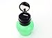 Beauticom 250ml/8oz Opaque Green Crown Shaped Push Down Liquid Dispenser Bottle for Nail Acrylic Acetone Liquid Polish Remover Bottle Tool