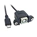 chenyang Mini USB 5pin Male to USB B Female Panel Mount Type Cable with Screws