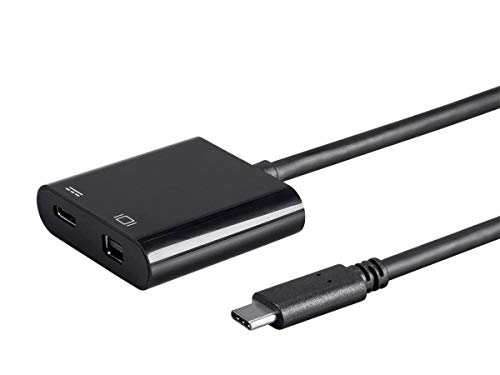 Monoprice Select Series USB-C to Mini DisplayPort & USB-C (F) Dual Port Adapter