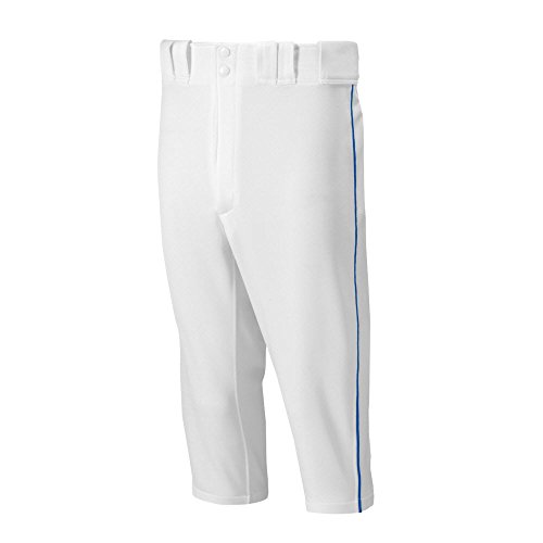 Mizuno 350409.0052.06.L Premier Short Piped Pant L WHITE-ROYAL