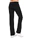 Women's Sweatpants Fleece Jogger Pants for Winter Super Comfortalbe Boot Cut Yoga Pants Bootleg Pants