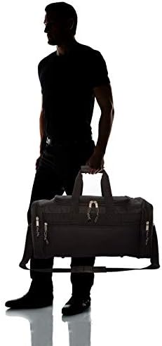 DALIX 21" Blank Sports Duffle Bag Gym Bag Travel Duffel Adjustable Strap in Black 7 DALIX 21" Blank Sports Duffle Bag Gym Bag Travel Duffel Adjustable Strap in Black