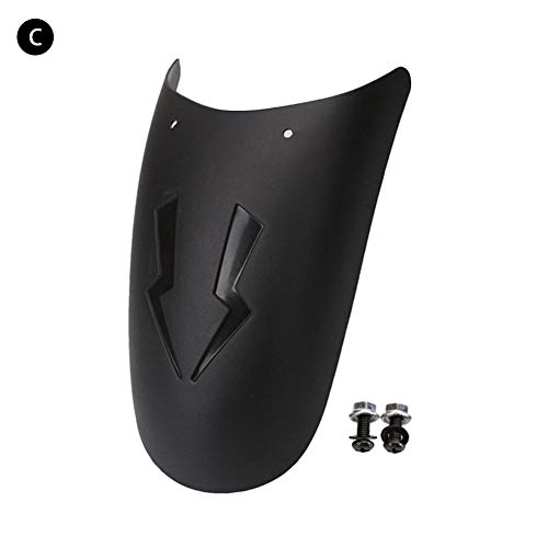 Aneil Universal Motorcycle Modification Long Front Wheel Fender,Black Plastic Mud Guard Mud Flap Splash Guard - Thumbnail 3