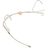 DPA 6066 CORE Omnidirectional Subminiature Headset Microphone - MicroLock, Beige