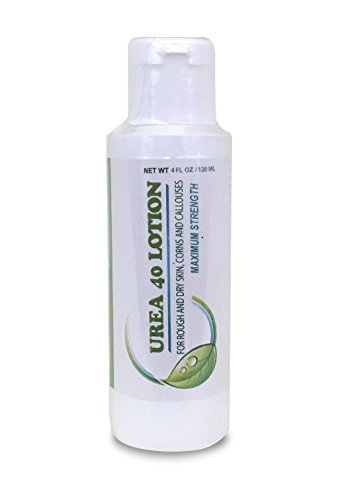 Urea Cream 40 | Corn and Callus Remover, Skin Exfoliator and Urea Moisturizer Cream (4oz-Lotion)