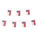 LoveVC Chile Flag Chilean Flag, 100 Feet National Country World String Flags Banners,International Party Decorations Supplies for World Cup,Olympics