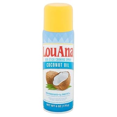 LouAna Aceite de coco antiadherente spray de cocina, 6oz ...