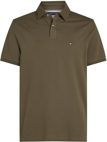 Uomo Maglietta Polo Maniche Corte 1985 Regular Fit, Verde (Army Green), M
