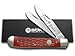 Boker Knives 110747 Trapper Jigged Pocket Knife, Red Bone