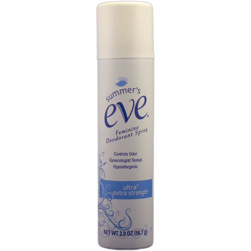 Summer's Eve Feminine Deodorant Spray, Ultra Extra Strength, 2 oz (Pack of 3)
