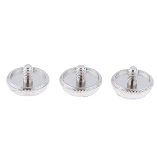 Lheng 3Pcs Inlay White Turquoise Trumpet Finger Buttons Brass Instrument Parts 3Pcs