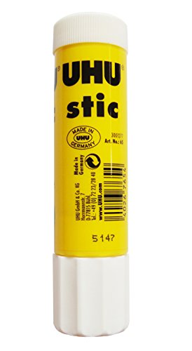 UHU Stic Permanent Clear Application Glue Stick, 0.74 Oz.