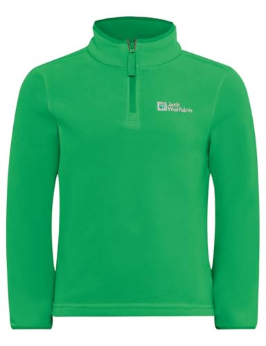 Jack Wolfskin Taunus Halfzip K Pullover, Verde Mistico, 92 Bambino