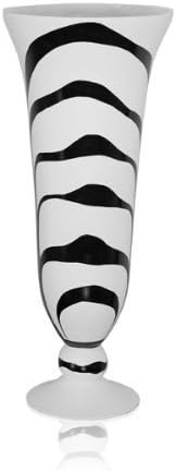 Zebra Vase by Womar Glass