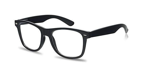 simple black glasses