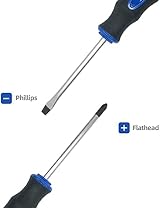 ROTATION 6Pcs Magnetic Tip Screwdriver Set 3 Phillips 3 Flat Cushion Grip view 4