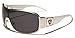 Premium Polarized Men's Shield Retro Aviator Sunglasses