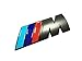 Dian Bin- Colorful Flag Black M Matte Metal Sticker Vehicle-logo Emblem for BMW Available