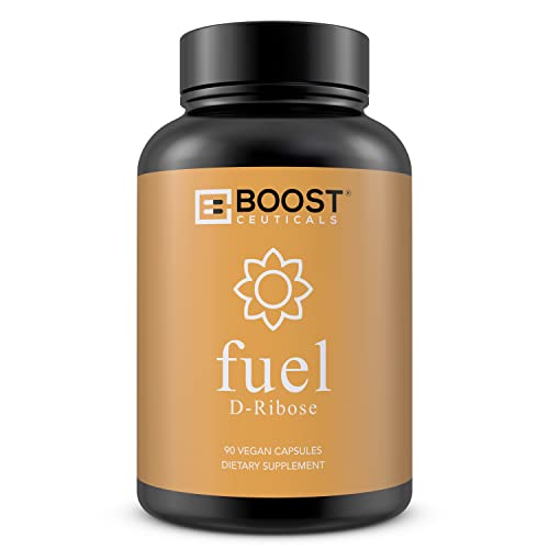 BoostCeuticals D Ribose Vegan Pure Capsules No Stearates No Additives –Non GMO Gluten Free Bioenergy Ribose Supplement 90 500 mg D-Ribose Capsules