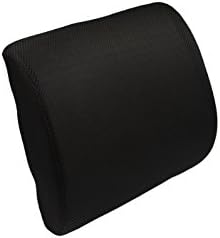 JAZ HOME Memory Foam Back Cushion, Good For Back Relief, Back Support With Adjustable With Straps 3D Mesh Fabric, Lumbar Support Designed For Office Chair