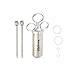 Mehome Meat Seasoning Stainless Steel Injector kit Marinade Syringe with Silicone Cooking Gloves and Meat Handlers for Cooking Turkey Baking Roasting Grilling Barbecues