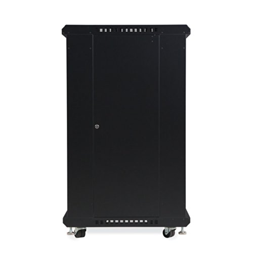 22U LINIER Server Cabinet - Solid/Vented Doors - 24" Depth