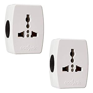 Philips Multipin Socket 6A Ecolink (White, Pack of 2)