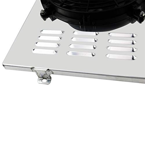 Primecooling Radiator Shroud +Fan (12 inches Dia.) for Chevy/GMC C/K Series Blazer Pickup Truck 1973-91
