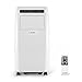 KLARSTEIN Metrobreeze Portable Air Conditioner with Timer, 10,000 BTU, Adjustable temperature between 65 and 85 ° F, 3 Modes of Operation: Cooling, Drying and Fan, Rollers, Dark White