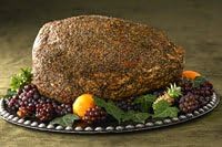 Whole Bone-In Smoked & Peppered Ham (unsliced)